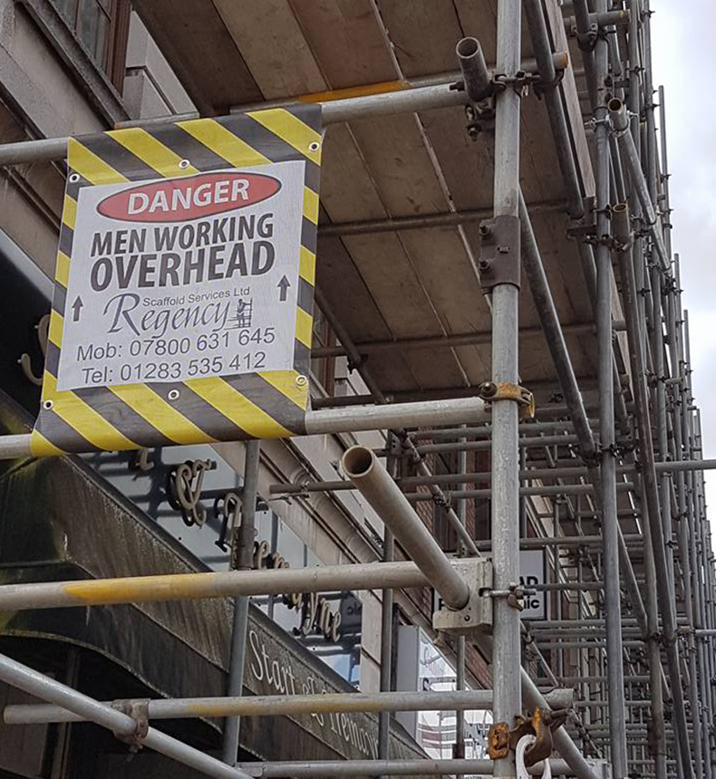 Domestic scaffolding in Staffordshire